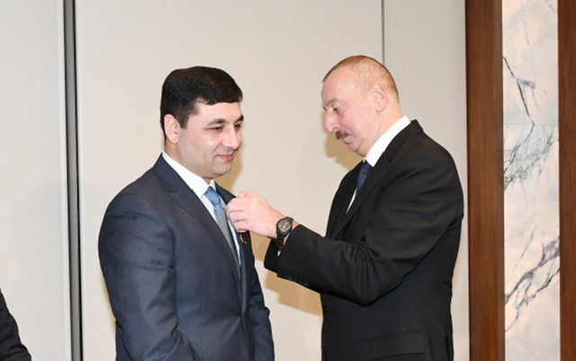 İlham Əliyev Şirinov qardaşlarına “İgidliyə görə” medalını təqdim etdi - Fotolar