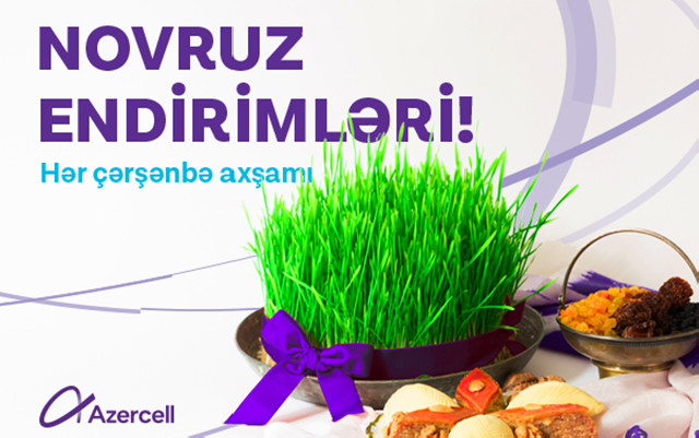 İlk Novruz hədiyyəniz Azercell-dən olsun!