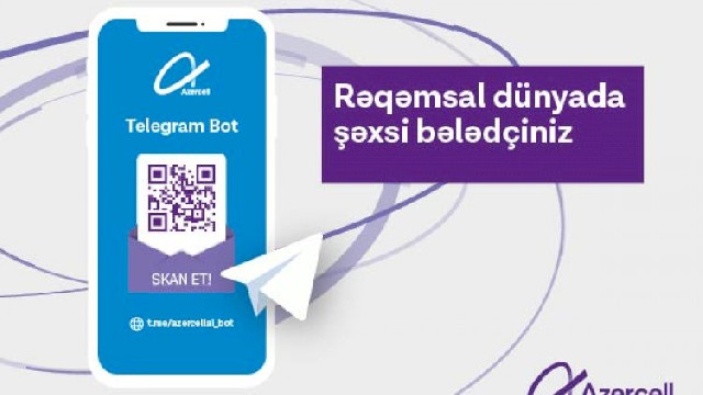 “Azercell“ “Telegram Bot” xidmətini təqdim etdi