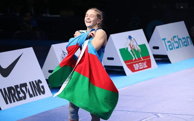 Mariya Stadnik 8-ci dəfə Avropa çempionu oldu - Video