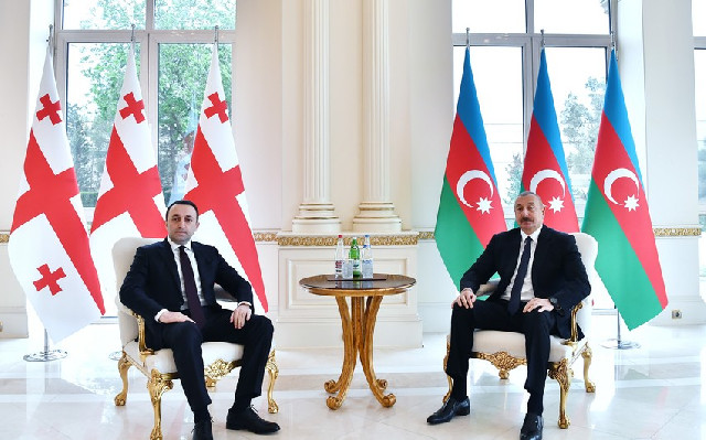 Azərbaycan Prezidenti Gürcüstanın Baş nazirini qəbul edib 