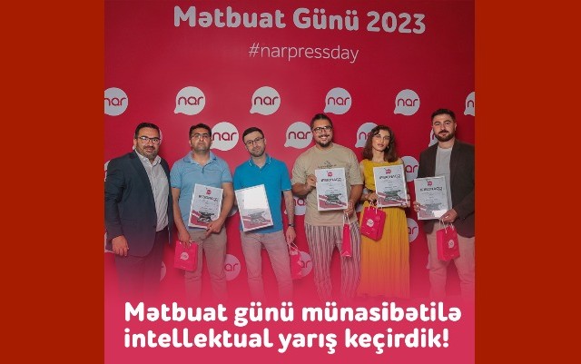 Milli Mətbuat Günü münasibətilə intellektual yarış keçirildi - Fotolar