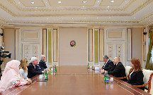 Əliyev Antidopinq Agentliyinin prezidenti ilə görüşüb