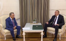 Prezidentin Ramiz Mehdiyevlə görüşü - Video
