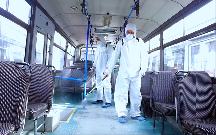 “Xaliq Faiqoğlu” şirkətinin avtobusları müntəzəm olaraq dezinfeksiya edilir
