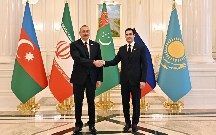 İlham Əliyev Türkmənistan Prezidenti ilə görüşdü - Fotolar