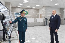 İlham Əliyev Bakıda Dövlət Sərhəd Xidmətinin yeni hərbi hospital kompleksinin açılışında iştirak edib