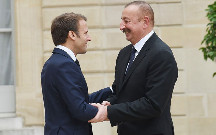 İlham Əliyev Fransa prezidenti ilə görüşdü - Fotolar
