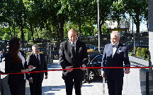 Prezident Belçikadakı səfirliyin yeni binasının açılışında - Fotolar