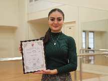 Akademik Musiqili Teatrın balet artisti “Caspi art 9” Uluslararası Sanat Yarışmasında 