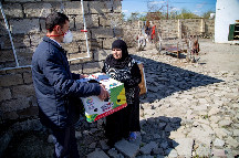 Salyan rayonunda qayğıya ehitaycı olan aztəminatlı ailələrə yardım paylanılıb