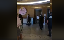 Polis “Fairmont Baku”da əməliyyat keçirdi, saxlanılanlar var - Video