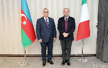 Əli Nağıyev İtaliya Maliyyə Qvardiyasının baş komandanı ilə görüşdü - Fotolar