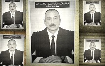 İlham Əliyevin posterləri İran küçələrinə vuruldu