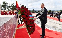 Prezident “Mother Albaniya” abidəsini ziyarət etdi - Fotolar