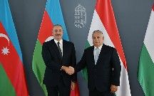 Prezident Macarıstanın Baş naziri ilə görüşdü - Fotolar